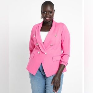 Eloquii double breasted blazer
